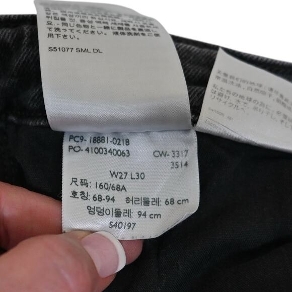 Levi's 711 Women's 27 Distressed Black Skinny Jean - Picture 11 of 11